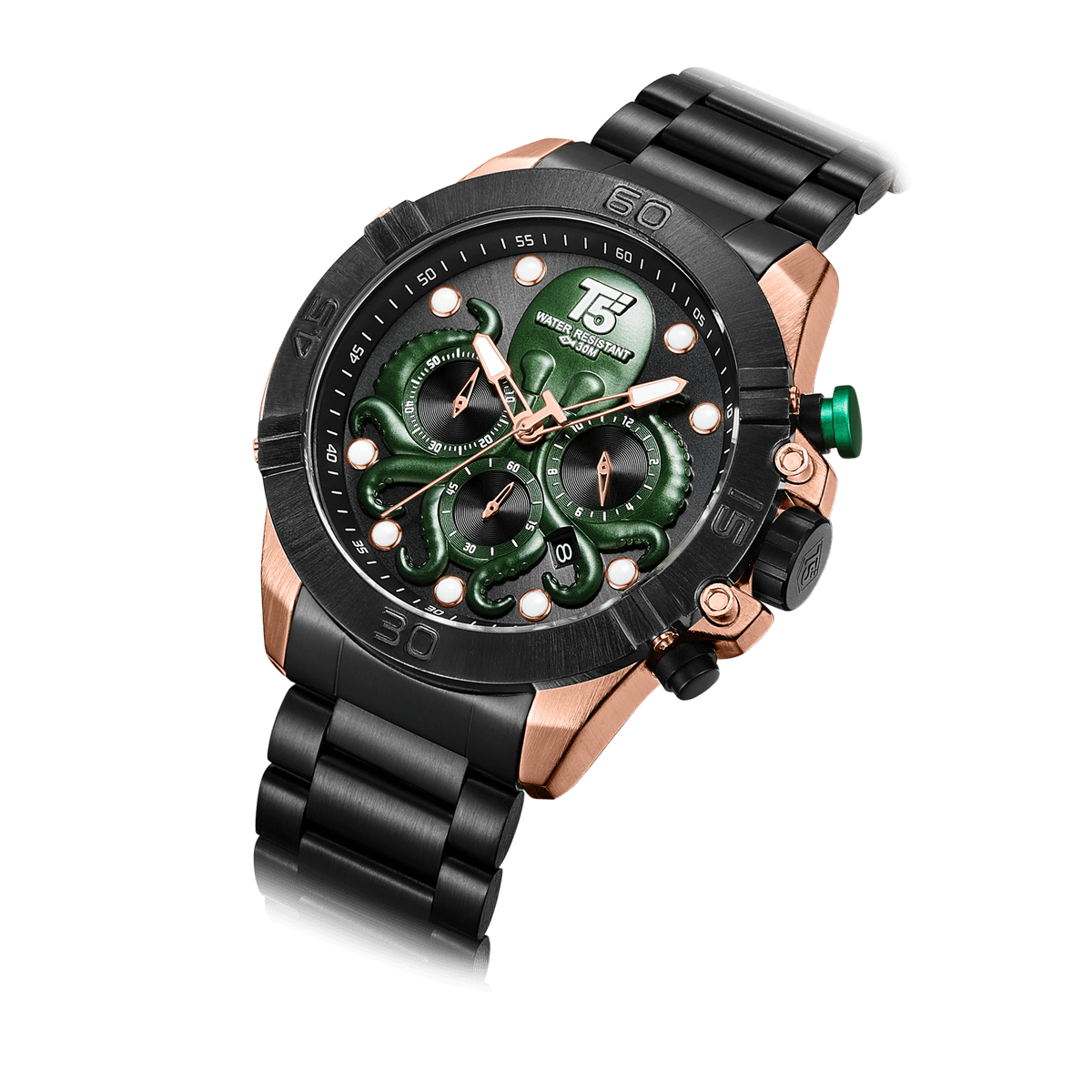 T5 Montre 3663 Chronographe Bracelet en Acier Inoxydable* ÉDITION LIMITÉE*
