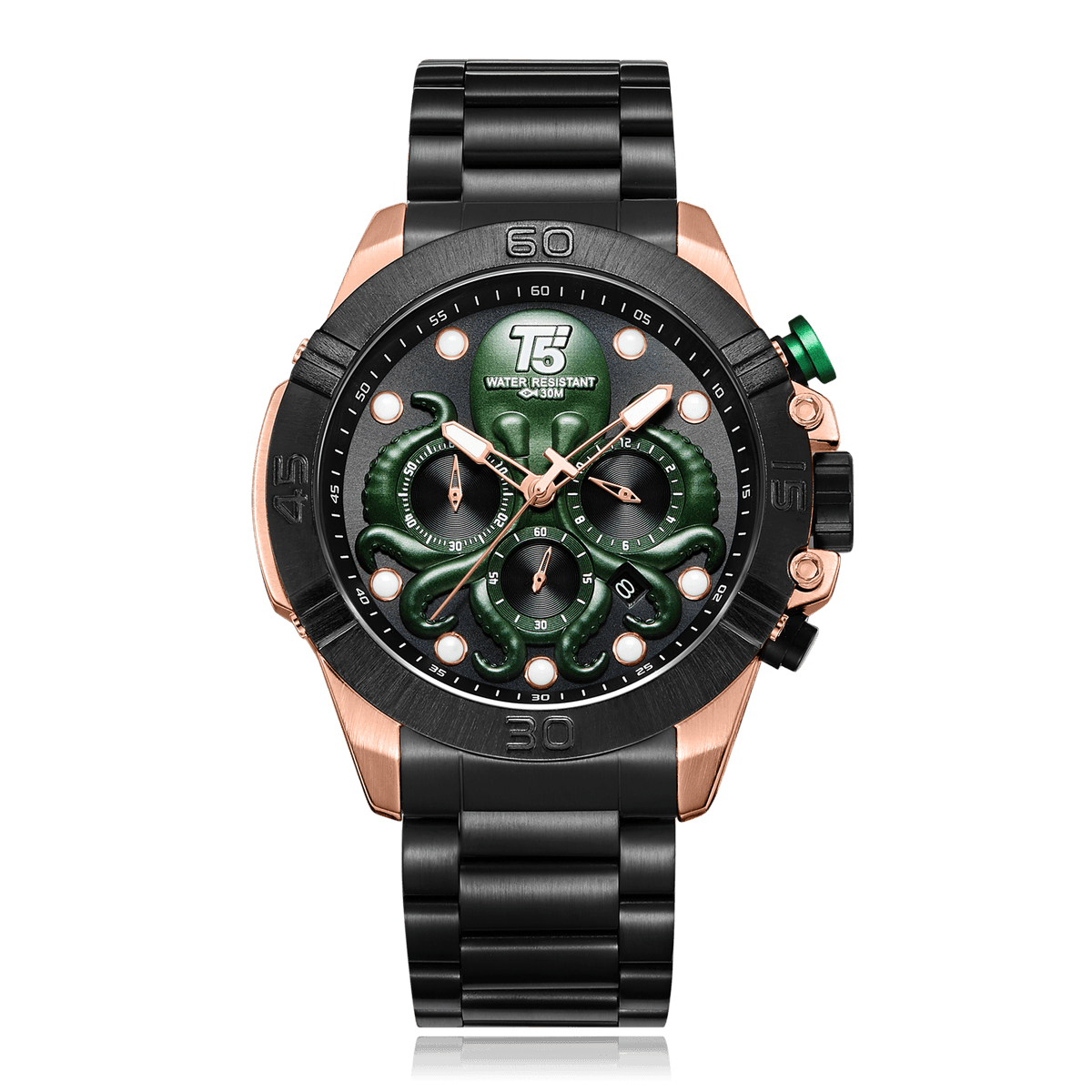 T5 Montre 3663 Chronographe Bracelet en Acier Inoxydable* ÉDITION LIMITÉE*