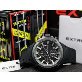 Extri Montre à quartz étanche pour homme, montre-bracelet unisexe, chronographe, luxe, affaires, marque originale, mode