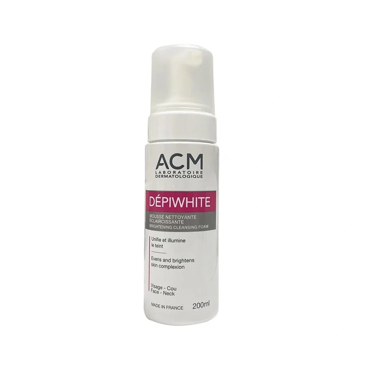 Acm Dépiwhite Mousse Nettoyante Éclaircissante 200ml