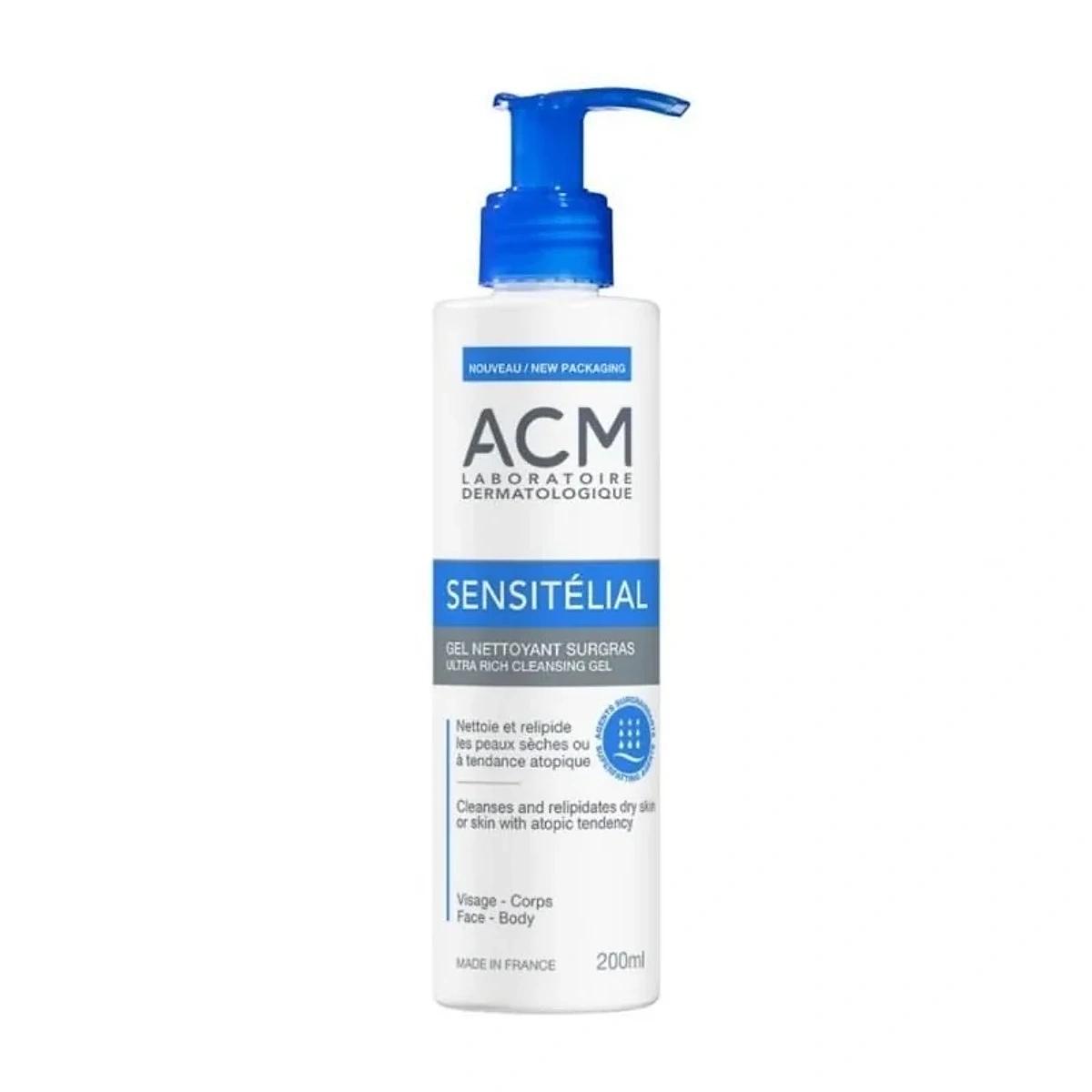 Acm Sensitelial Gel Nettoyant 200ml