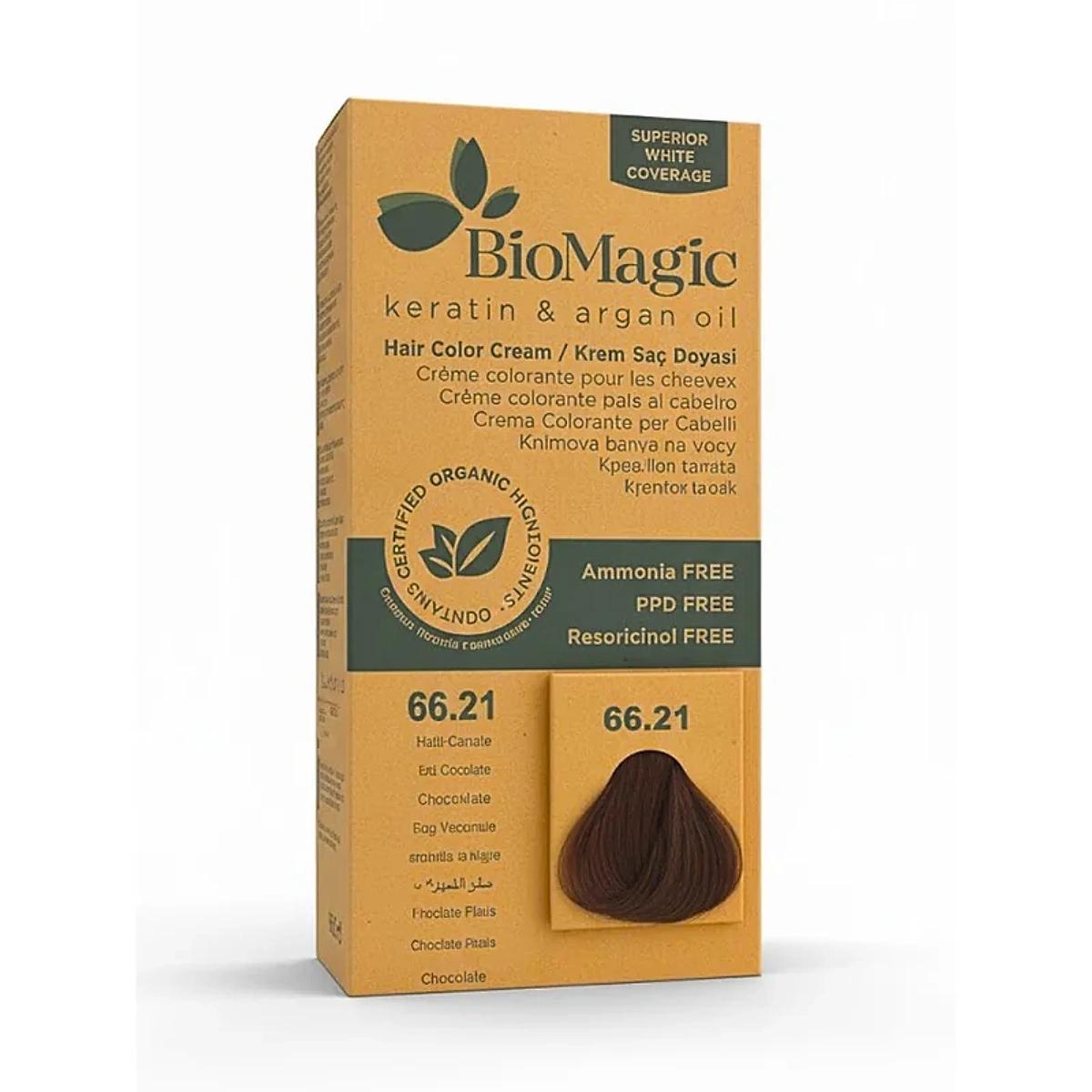 Bio Magic Biomagic Hair Color Cream Kit 66/21