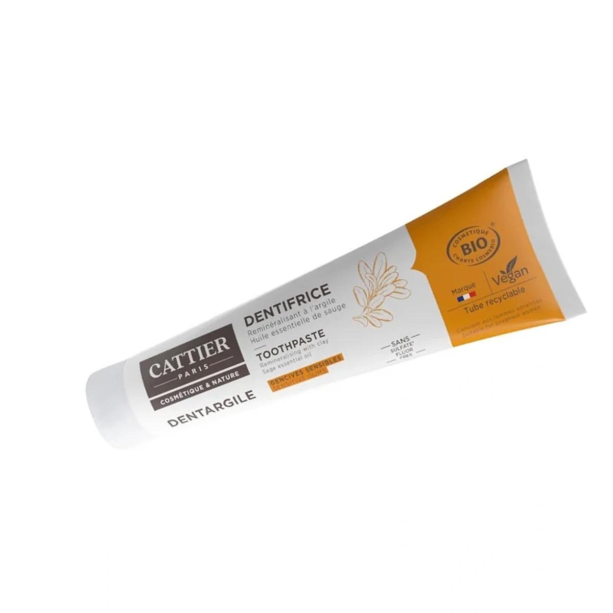 Cattier Dentargile Dentifrice Sauge 75ml