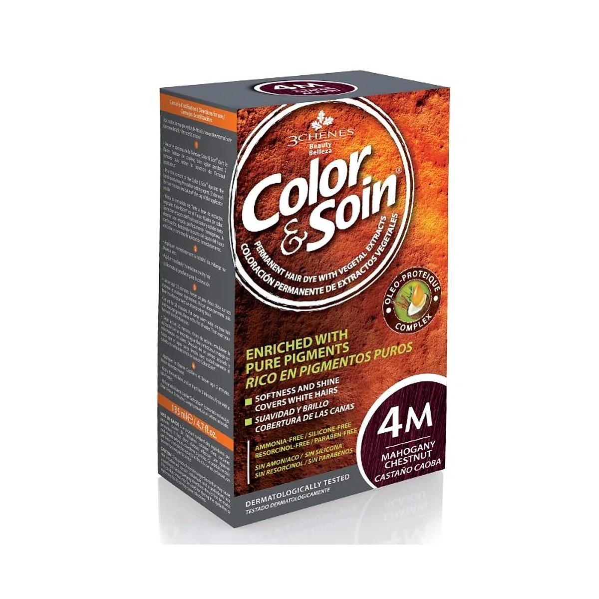 LES 3 CHÊNES Color Et Soin Chatain Acajou 4M