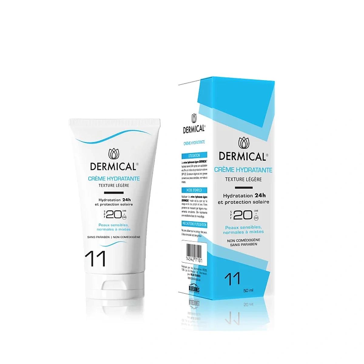DERMICAL Crème Hydratante SPF20 50ml