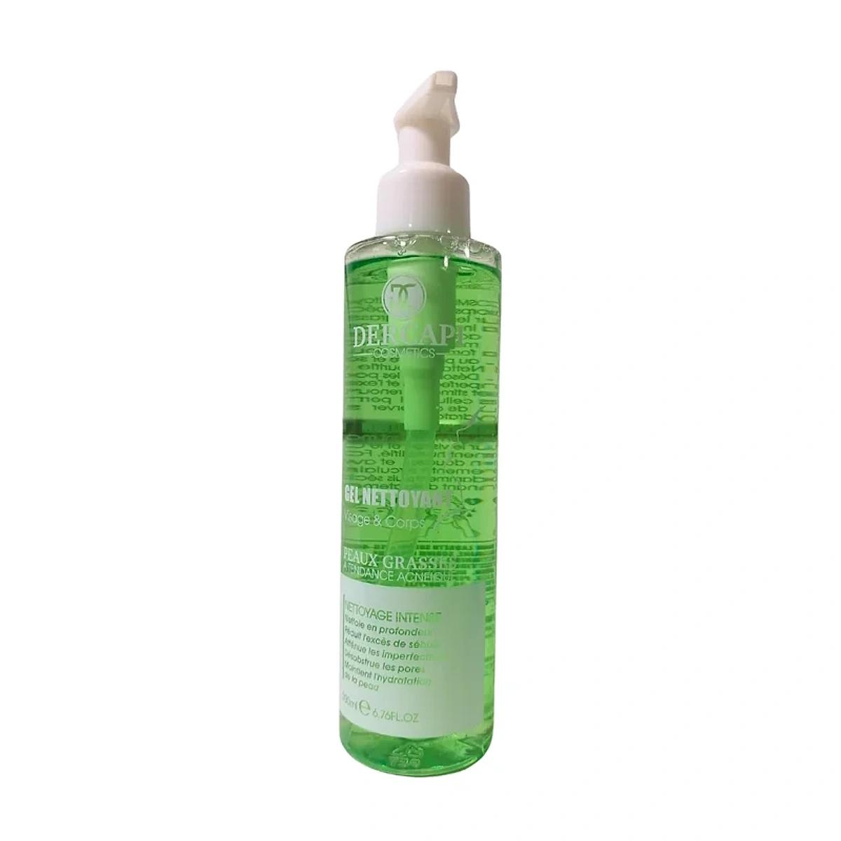 DERCAPI gel nettoyant Peaux Grasses 200ml