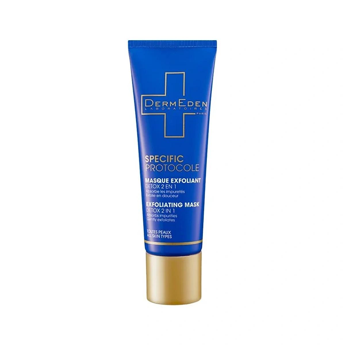 Dermeden Masque Exfoliant Detox 2en1 tube 50 ml