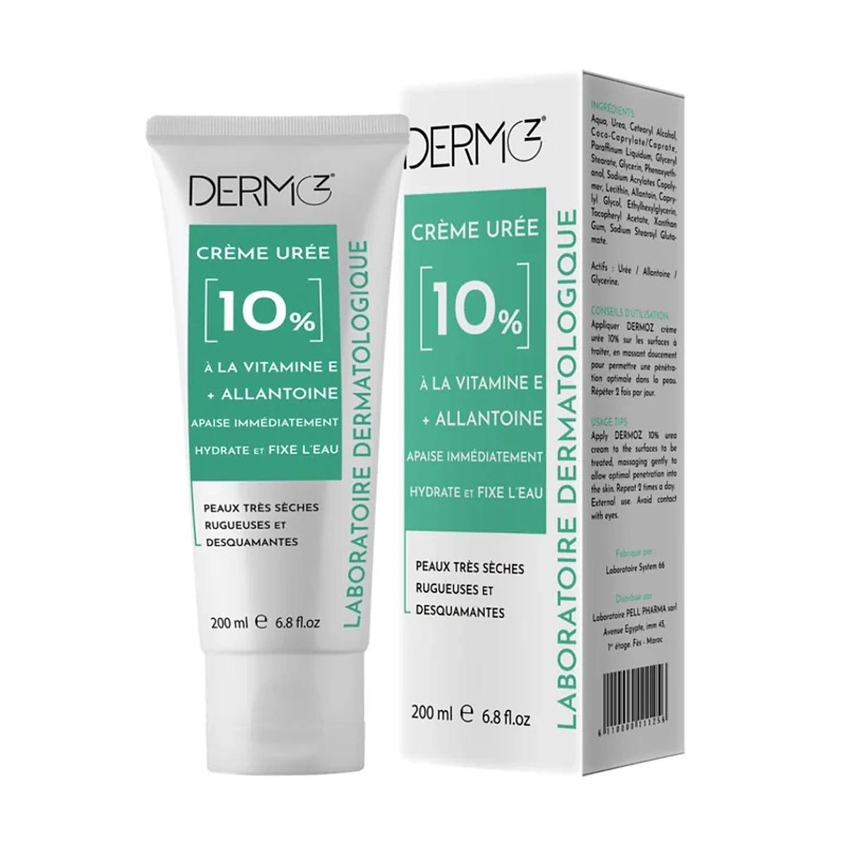 DERMOZ Creme Uree 10% 200ml