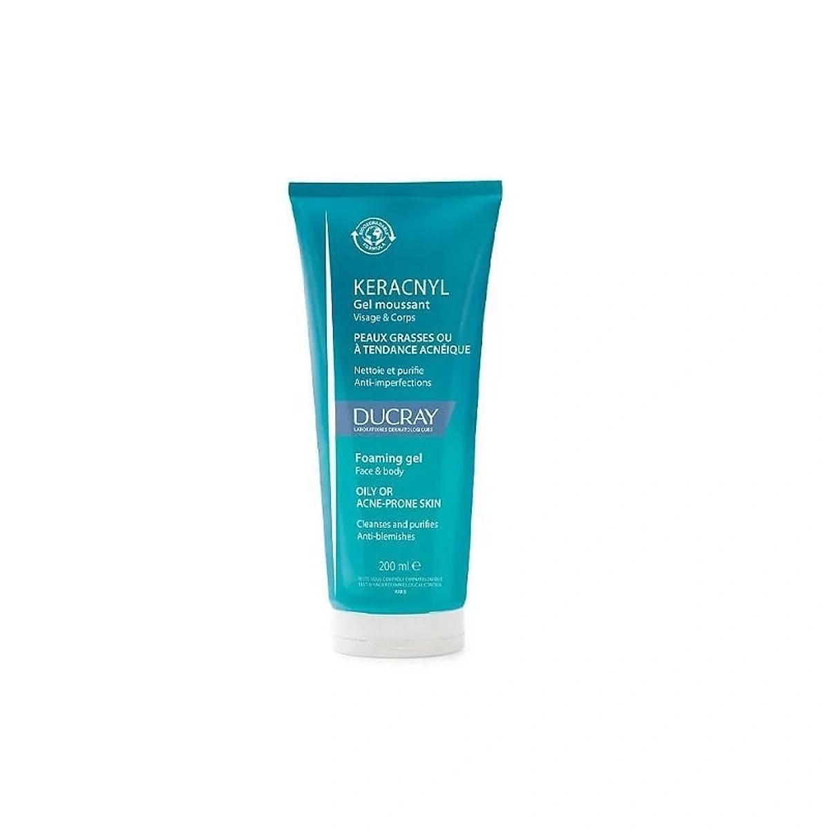 Ducray Keracnyl Gel moussant 200 ml