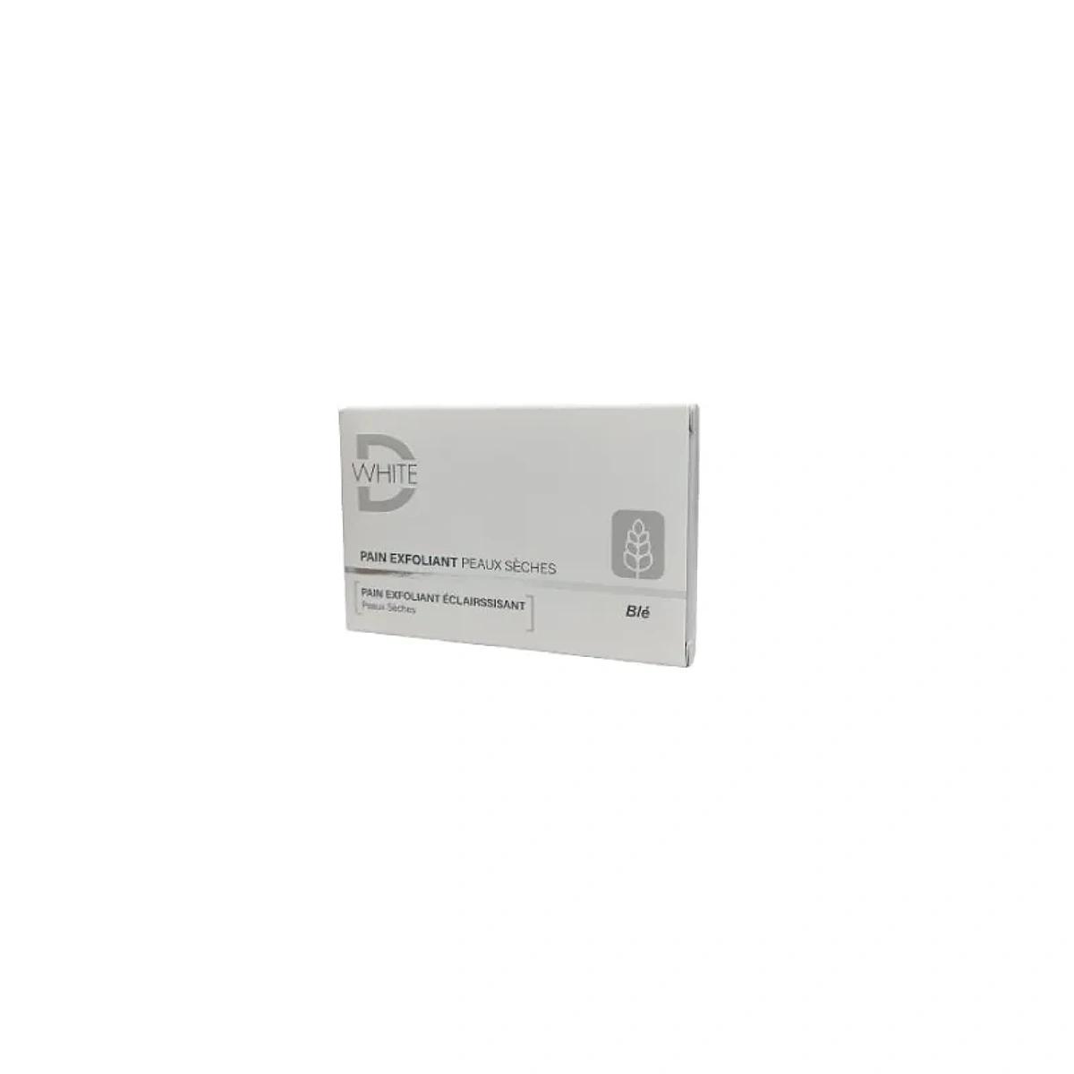 DWHITE Pain Exfoliant Blé Peaux Séches 200g