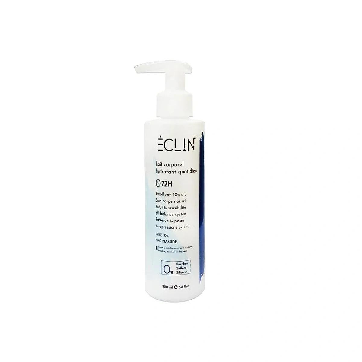 ECLIN Lait Corporel Hydratant Quotidien 72h 200ml