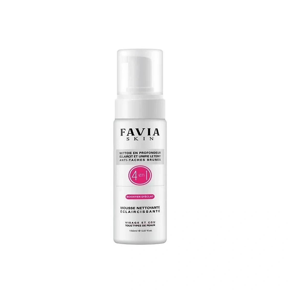 FAVIA SKIN FAVIA DERMATOLOGIE SKIN MOUSSE NETTOYANTE ÉLCAIRCISSANTE 150ML