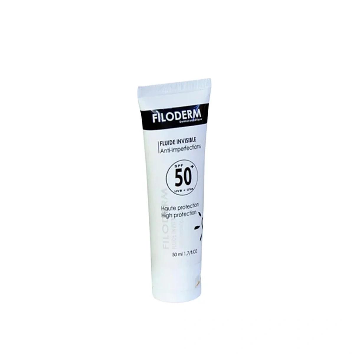 FILODERM Ecran Fluide Invisible Anti-imperfection spf50+ 50ml