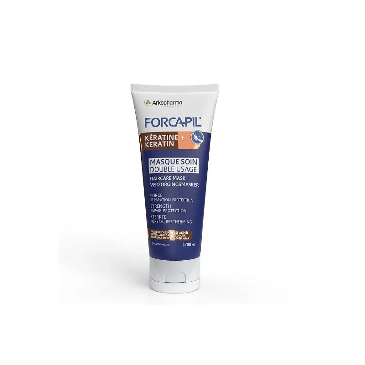 ARKOPHARMA Forcapil Kératine Masque Soin Double Usage 200ml