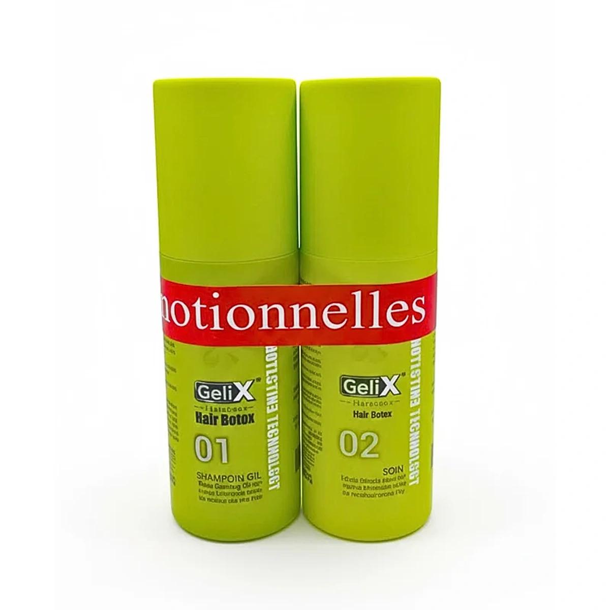 GELIX Duo Pack » Hair Botox shampoing 01+Hair Botox Keratin 02″