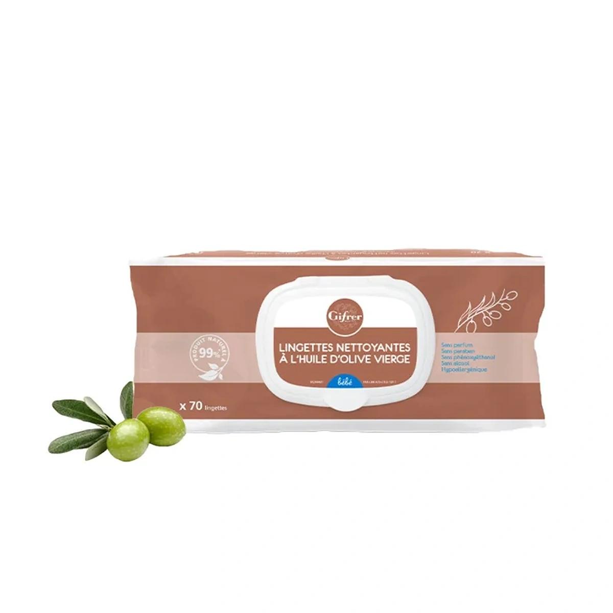 GIFRER Lingettes Bebe 70 Pieces