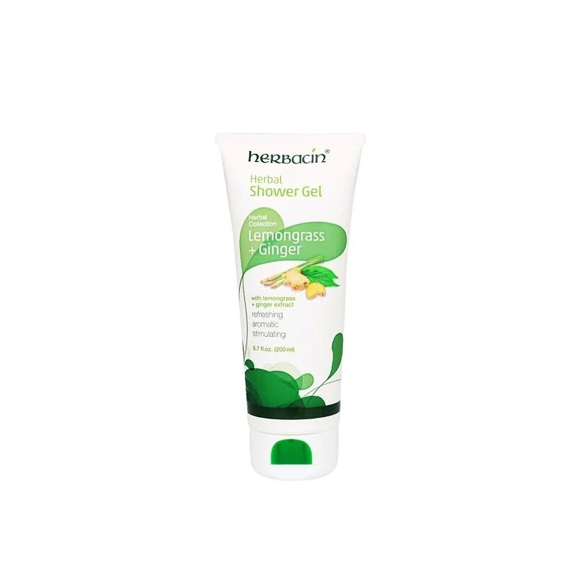 HERBACIN Gel douche lemongrass+ginger 200ml