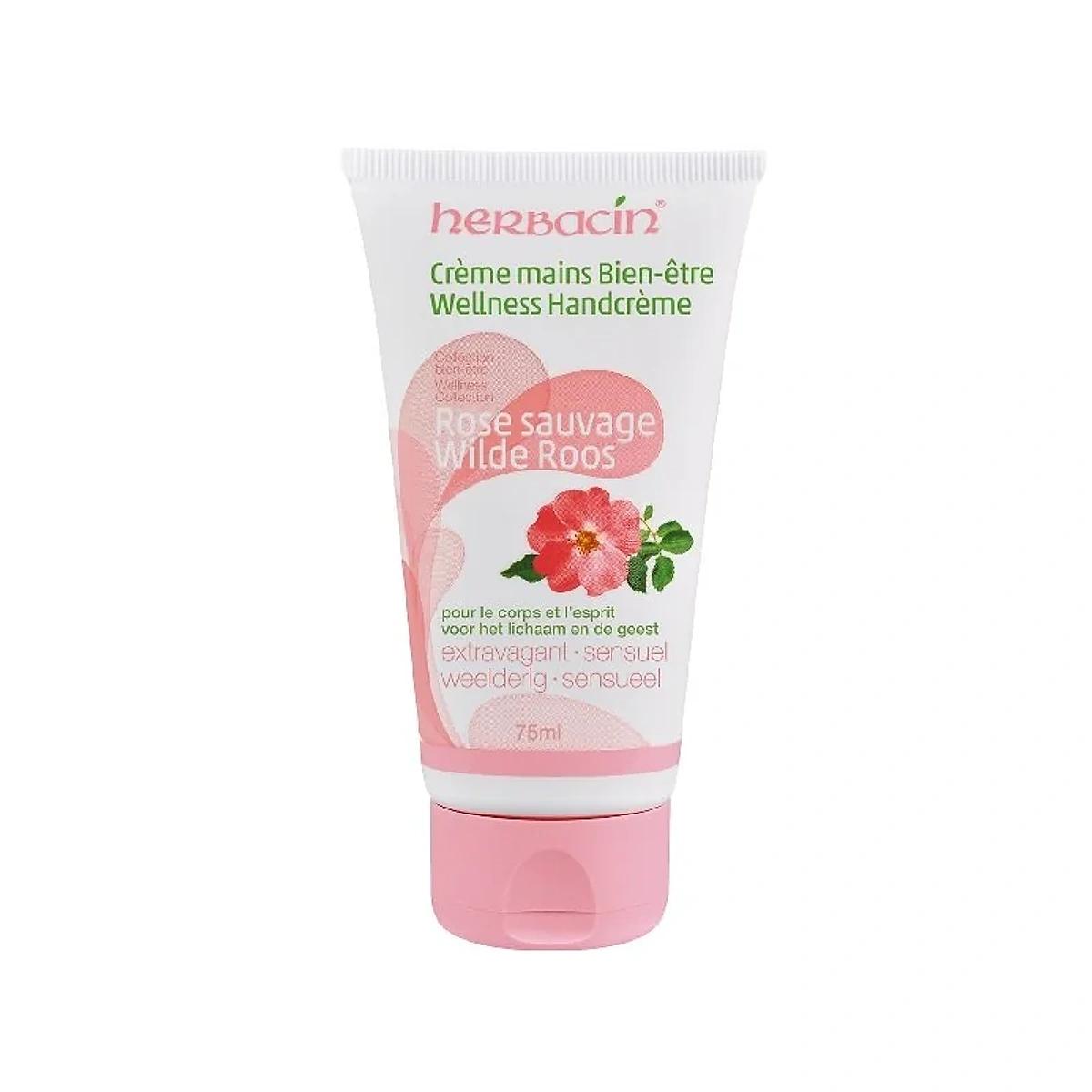 HERBACIN hand cream wild rose tube 75ml