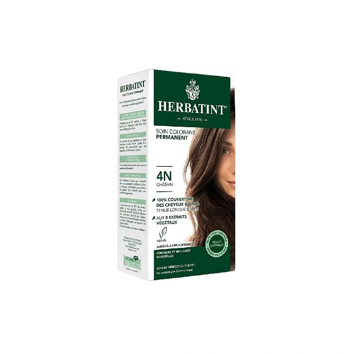 HERBATINT Soin Colorant Permanent 4N Chatain