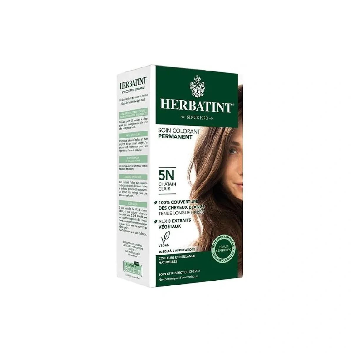 HERBATINT Soin Colorant Permanent 5N Chatain Clair