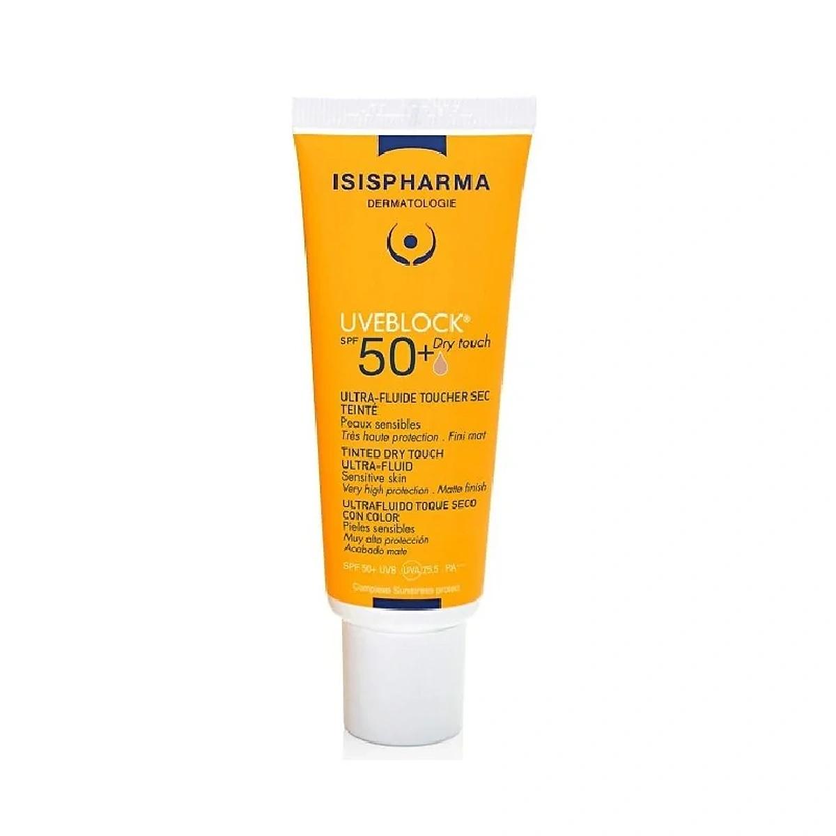 ISISPHARMA Uveblock Dry touch Teinte Claire spf50+ 40ml