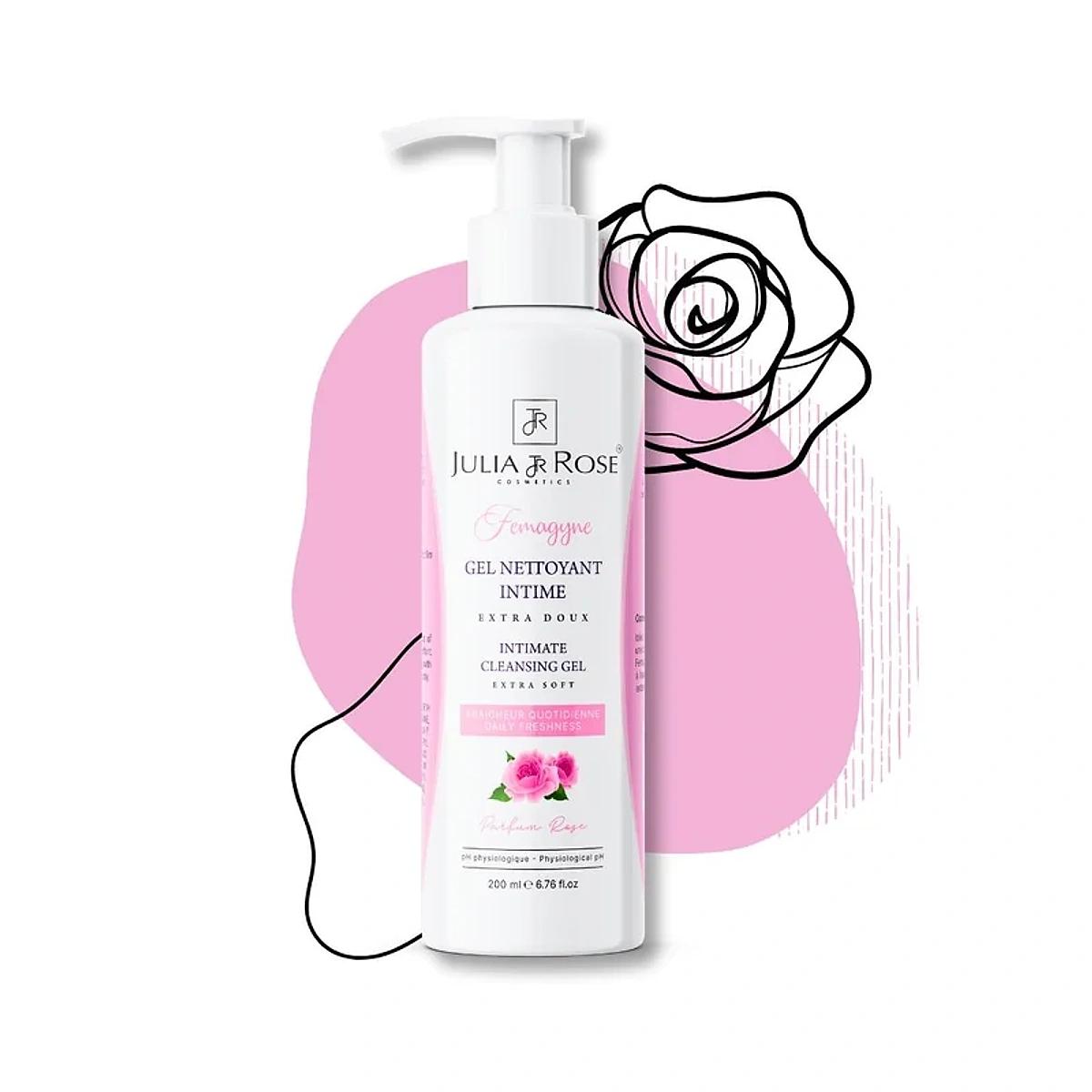 Julia & Rose Gel Intime Rose 200ml