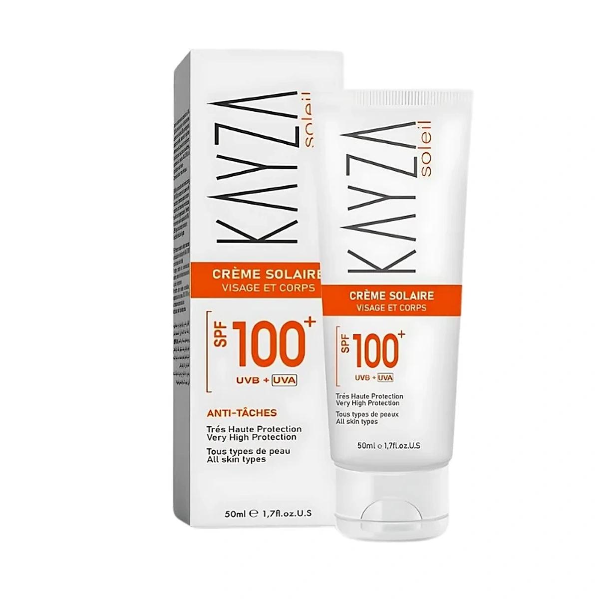 KAYZA Soleil Creme Solaire Spf100+ 50ml