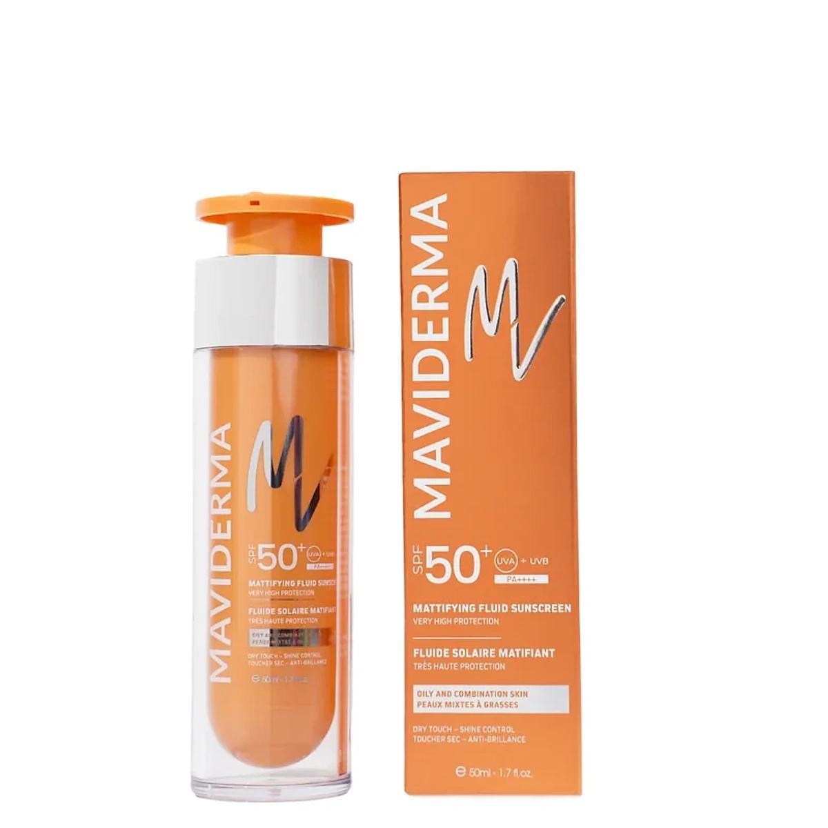 MAVIDERMA Ecran Fluide Matifiant Spf50+ 50ml