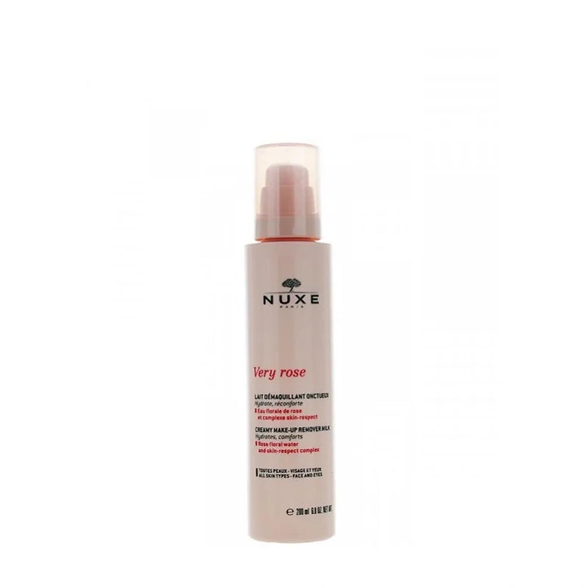 Nuxe Very Rose Lait Démaquillant Onctueux 200ml