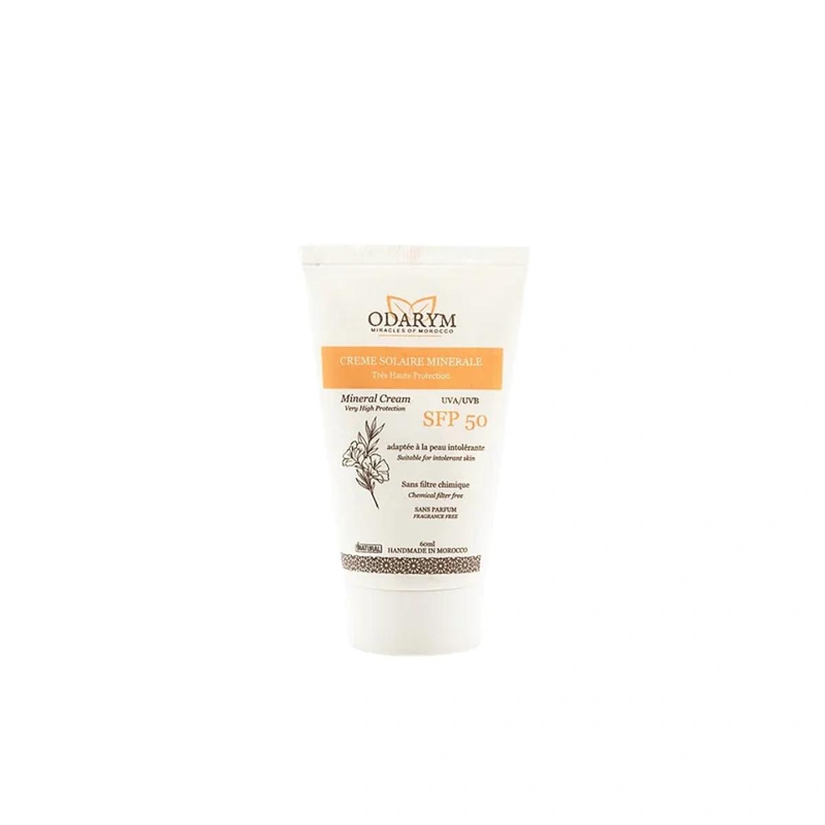 ODARYM Crème Solaire Minérale SPF50