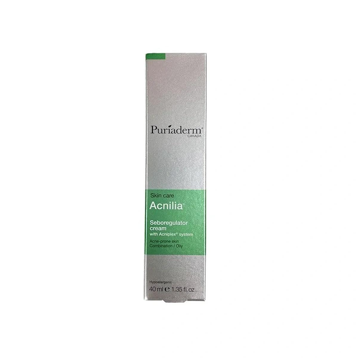 PURIADERM CANADA Puriaderm Acnilia crème seboregulatrice 40ml