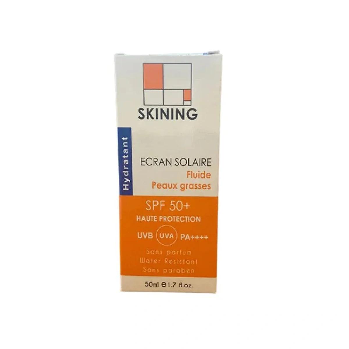 SKINING Ecran Invisible Hydrat Fluide Peaux Grasses 50ml