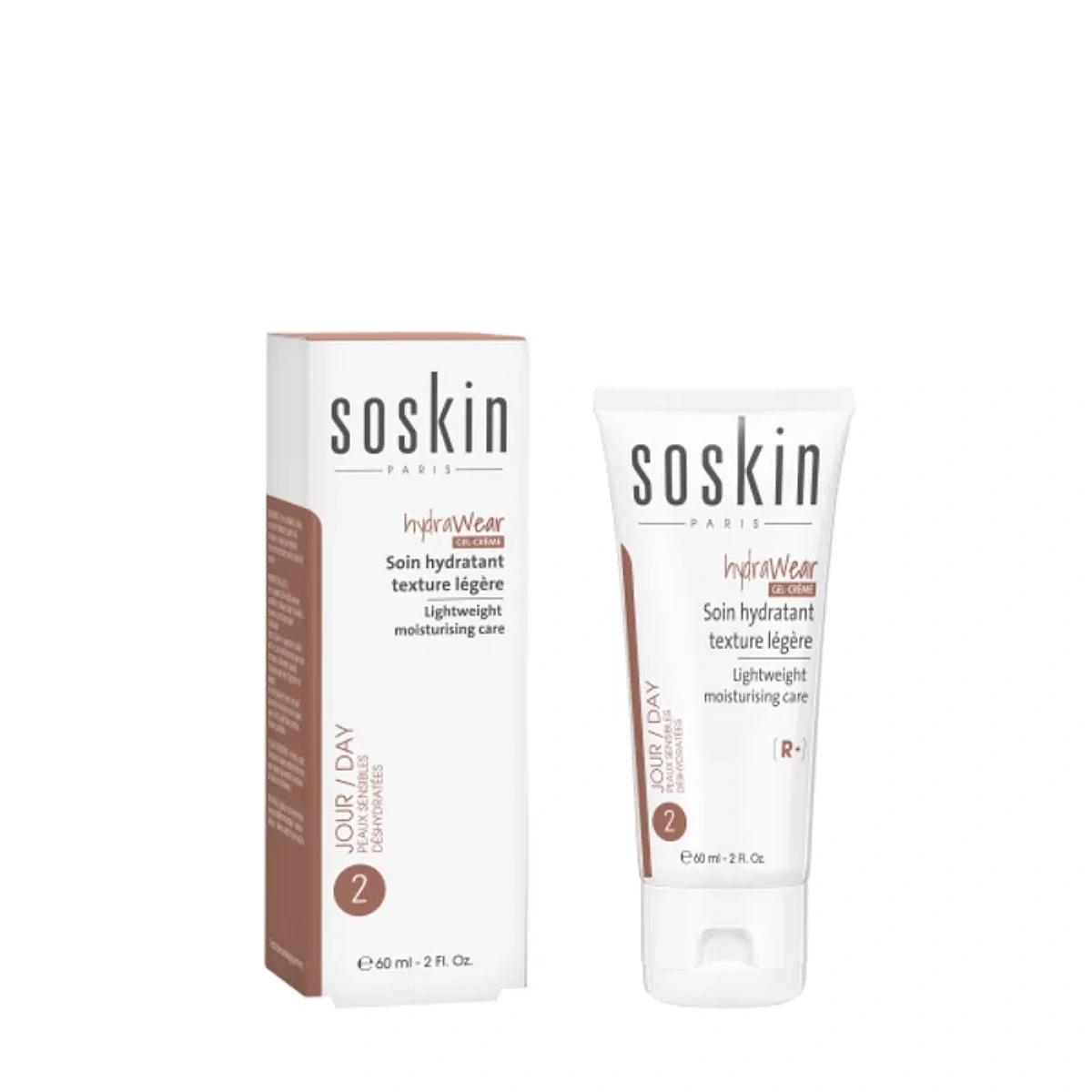SOSKIN HydraWear Gel-Creme Soin Hydratant Legere 60ml