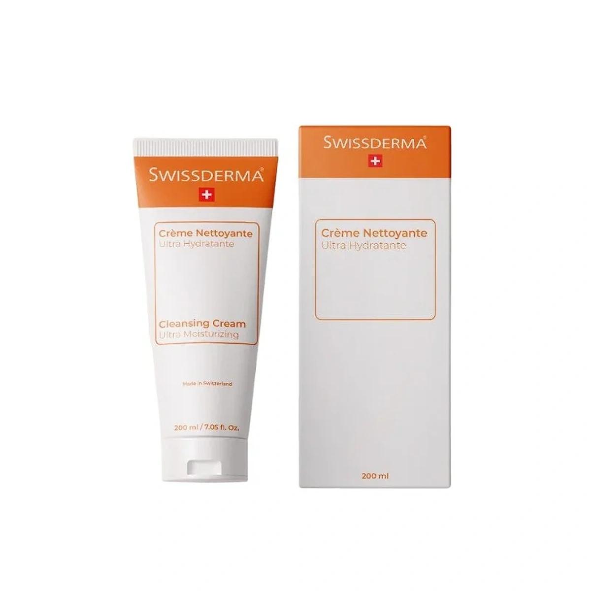 SWISSDERMA Creme Nettoyant Ultra Hydratante 200ml