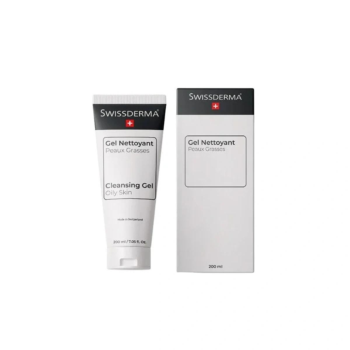 SWISSDERMA Gel Nettoyant Peux Grasses 200ml