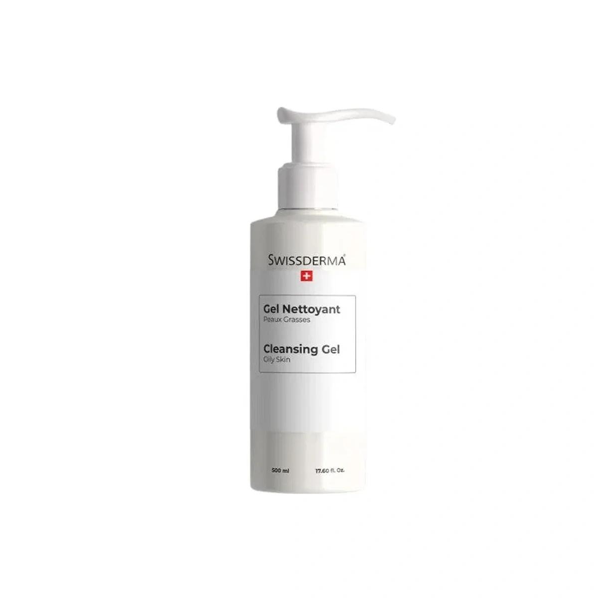 SWISSDERMA Gel Nettoyant Peux Grasses 500ml
