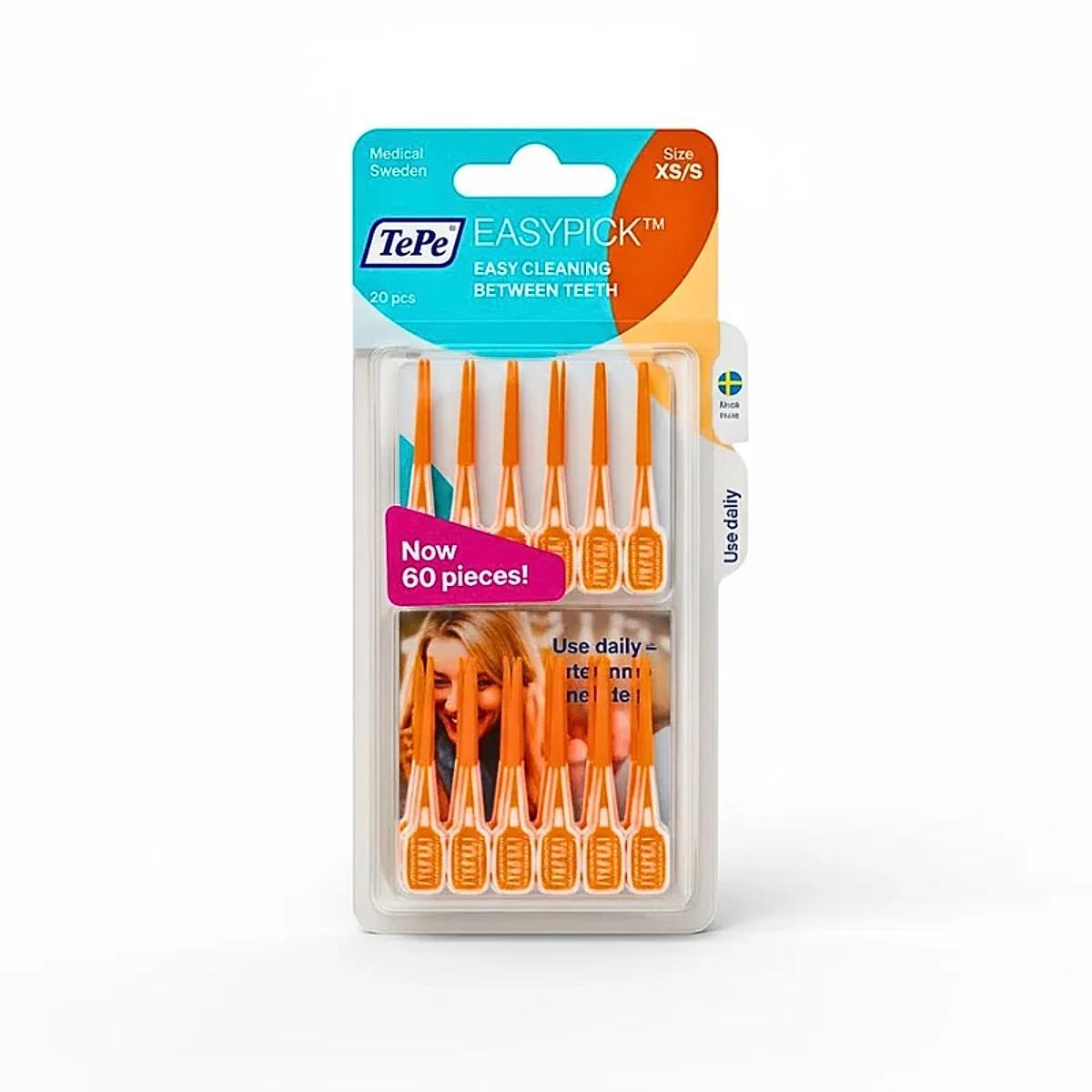 TEPE Easypick Taille XS/S Orange 60 Pieces