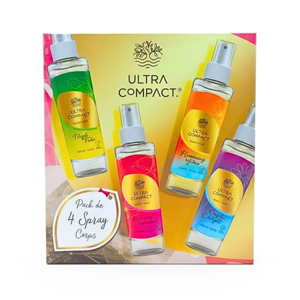 ULTRA COMPACT Pack 4 Body Mist Spray