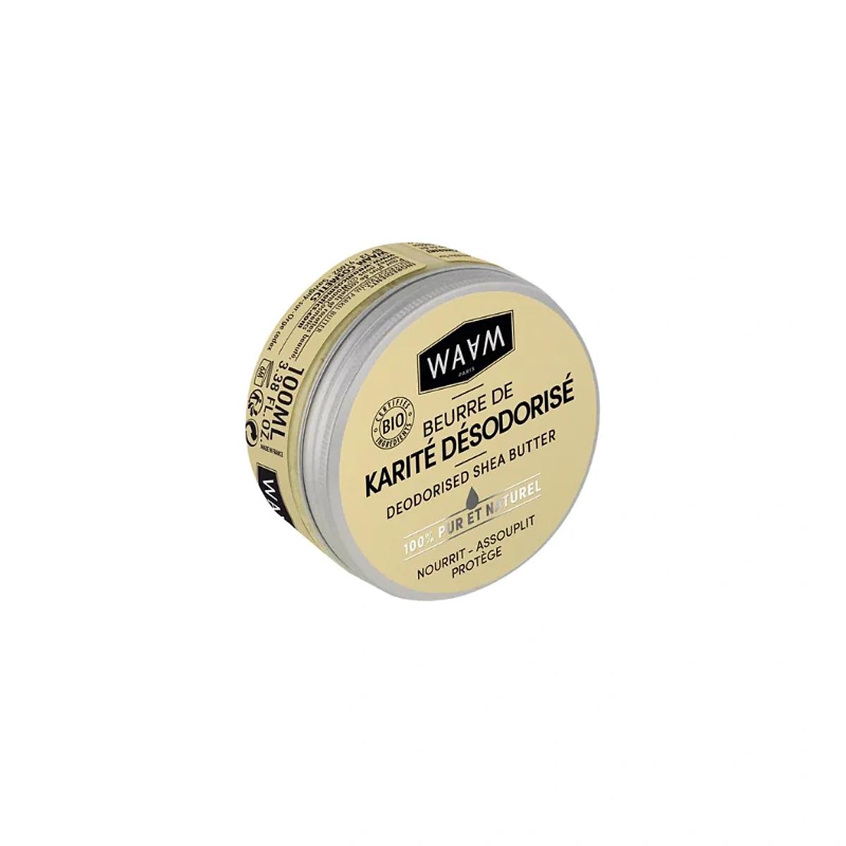 WAAM Beurre de Karité Désodorisé certifiée BIO 100ml