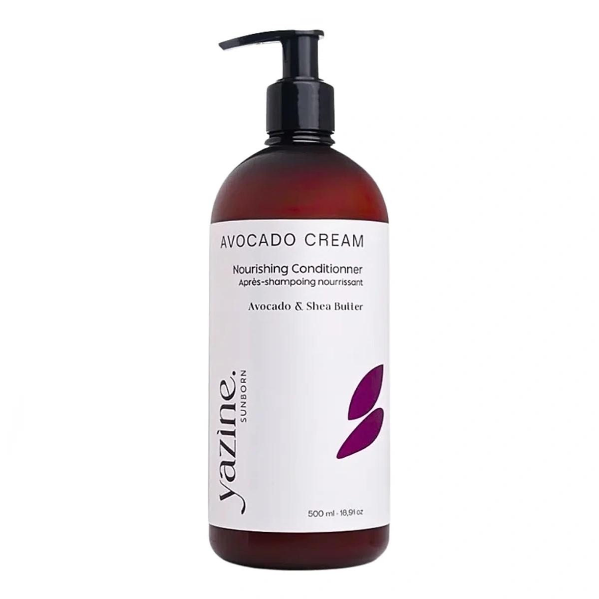 YAZINE APRES Shampoing Sans Sulfate A Huile D'Avocat 500ml