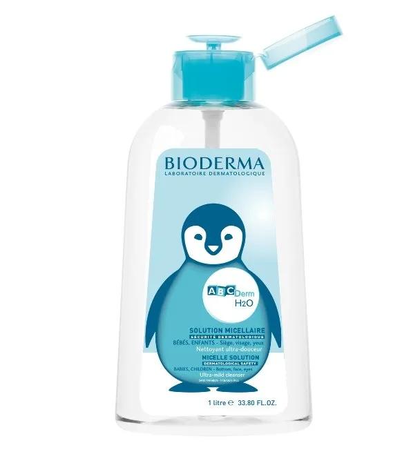 ABCDERM H2O Solution Micellaire Pompe Inversée 1L