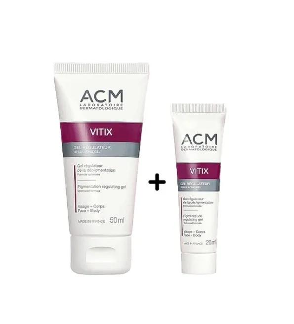Acm Vitix Gel Regulateur 50ml + Gel Regulateur 20ml Pack