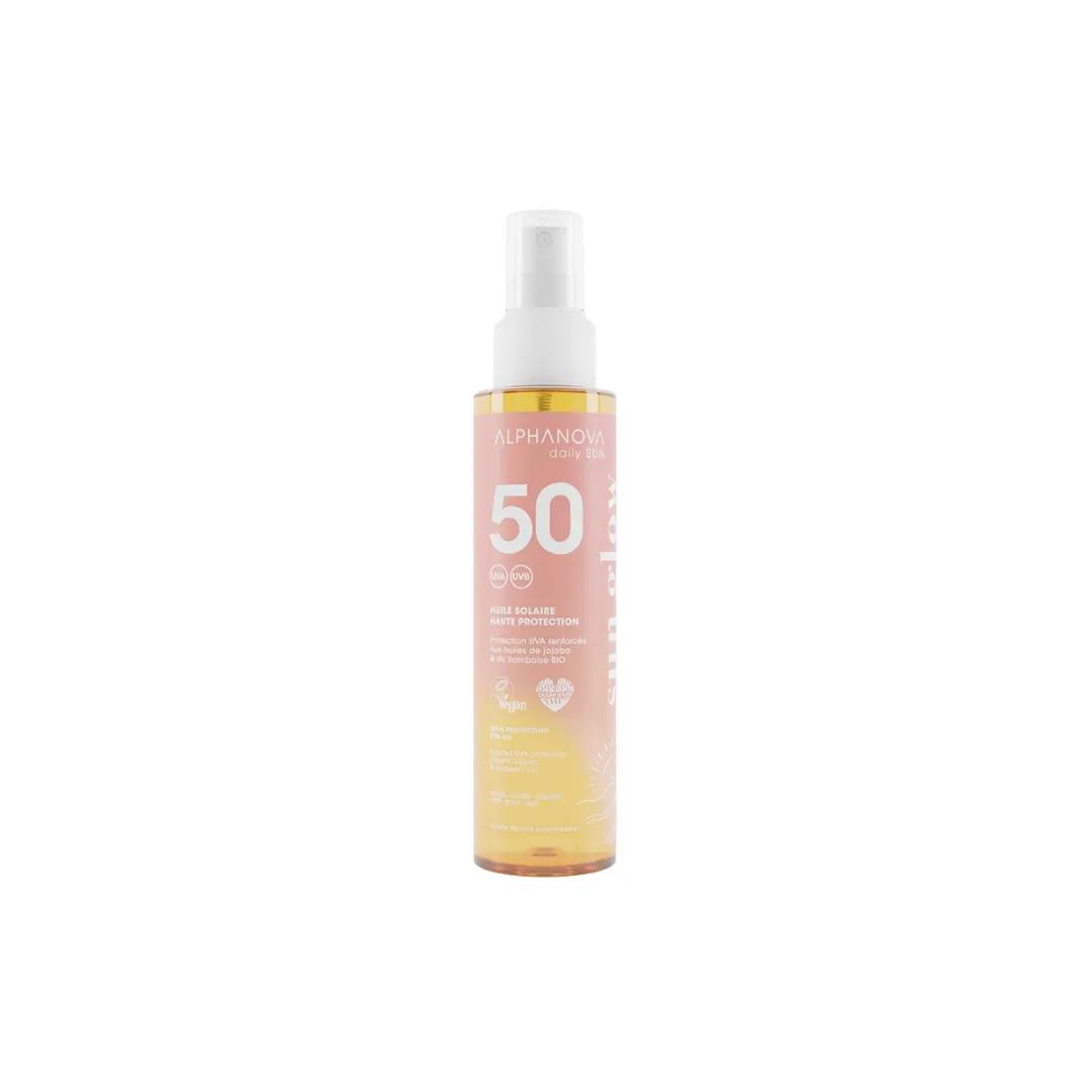 Alphanova Sun Glow Huile Solaire Spf50 125ml