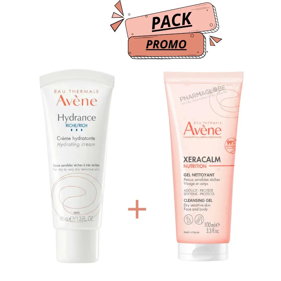 Avène Avene Hydrance Riche 40ml + Avene Xeracalm Gel Nettoyant 100ml Pack