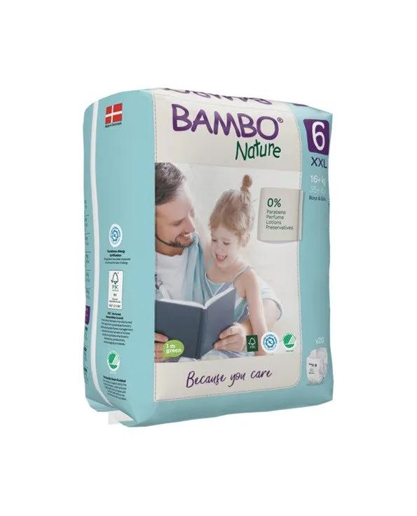 BAMBO NATURE 6, couches XXL +16kg/40un