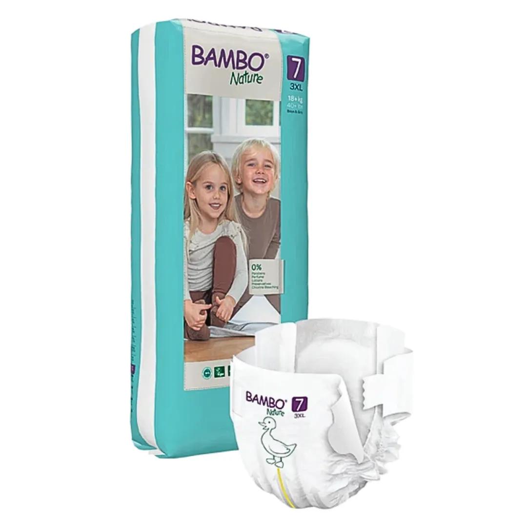 BAMBO NATURE 7 Couches 3XL 18kg/40Unites