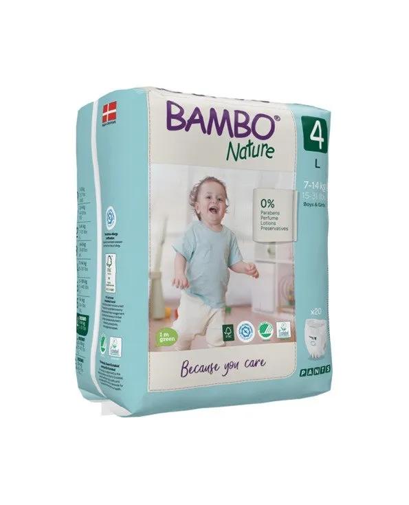 BAMBO NATURE culotte d'apprentissage T4 L 7-14kg/20pcs