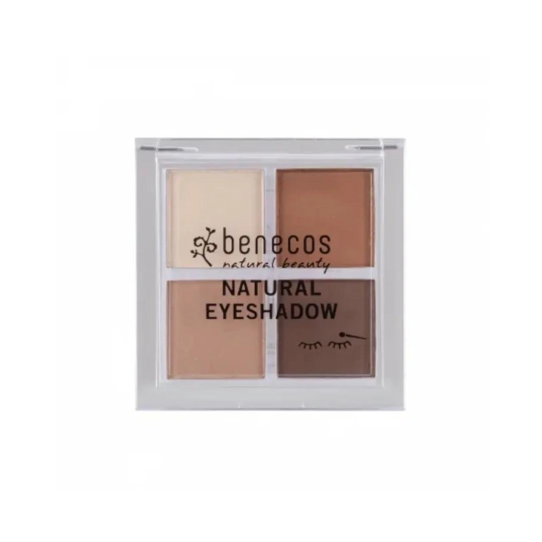 BENECOS Natural Quatro Eyeshadow Coffee & Cream 8g