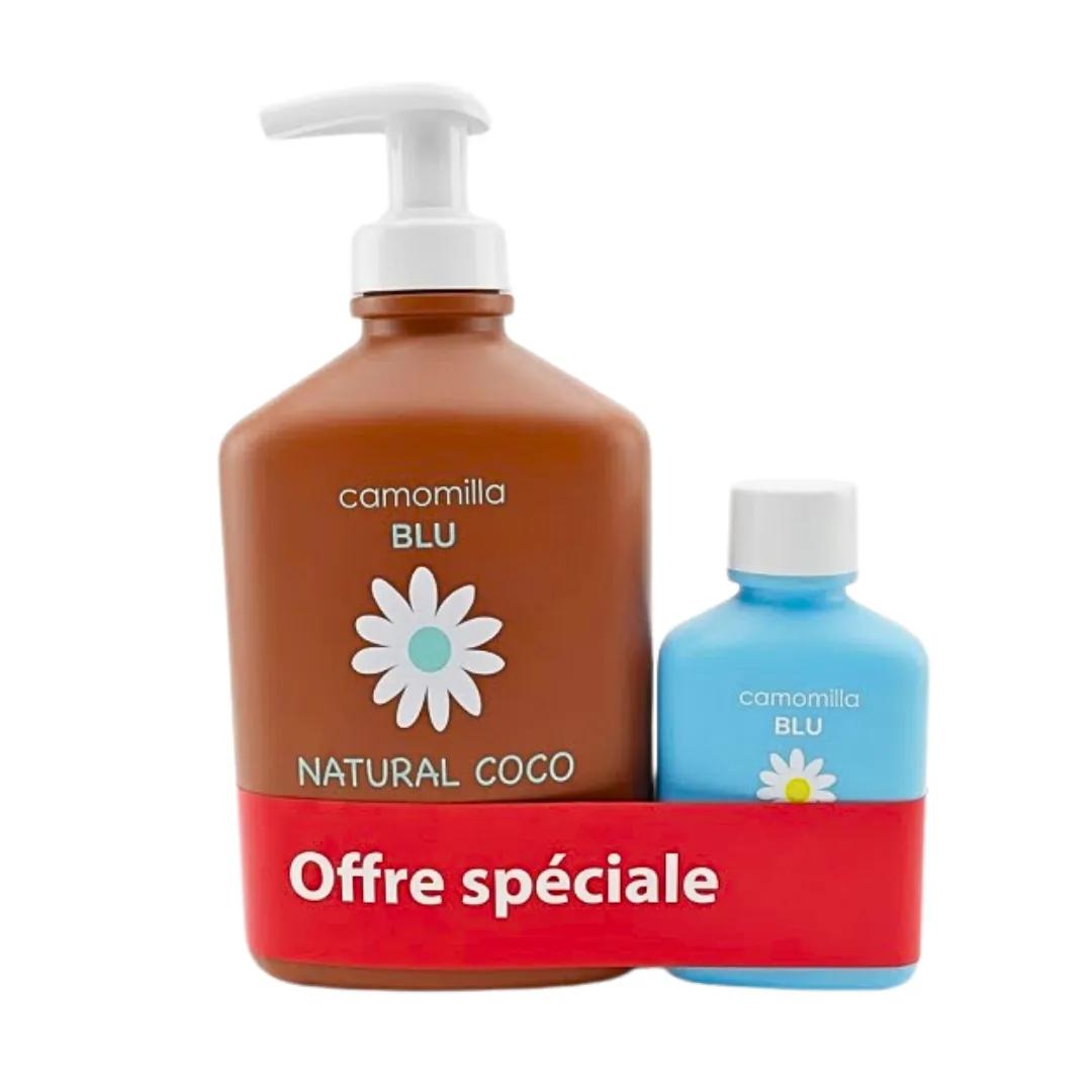 CAMOMILLA BLU Natural Coco 300ml+Gel Intime Format Voyage Pack