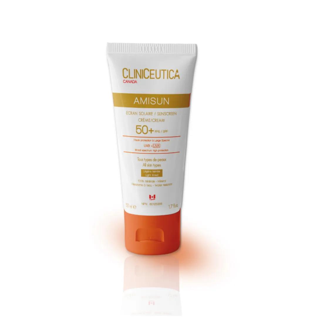CLINICEUTICA Amisun Creme Solaire Teinte Legere Spf50+ 50ml